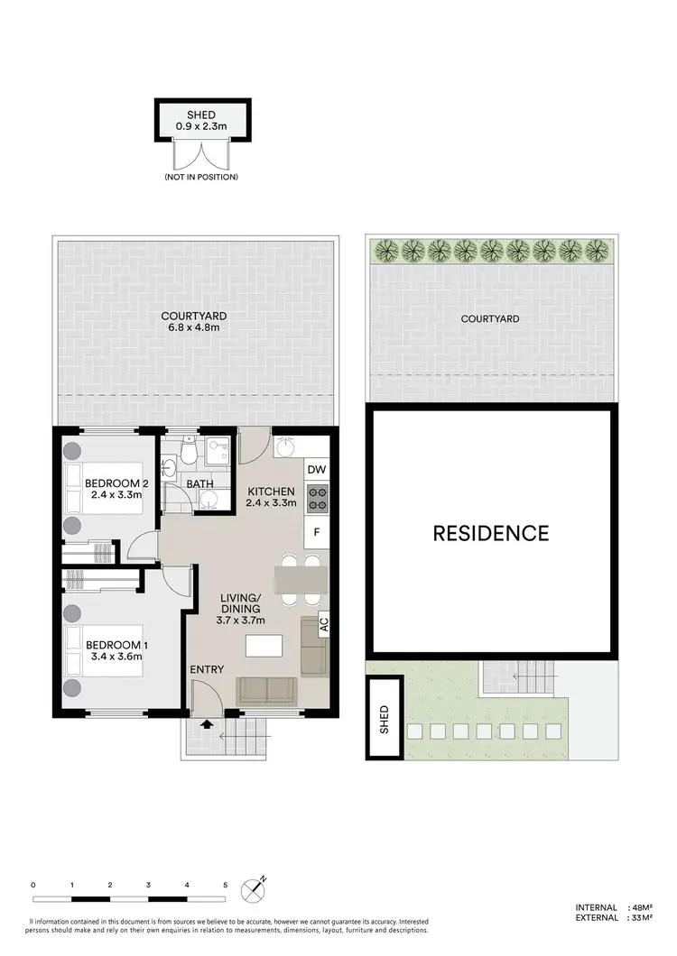Floorplan of Homely unit listing, 3/26 Berkeley Street, Speers Point NSW 2284