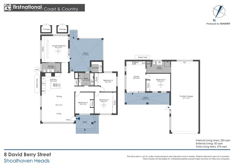 Floorplan of Homely house listing, 8 David Berry Street, Shoalhaven Heads NSW 2535