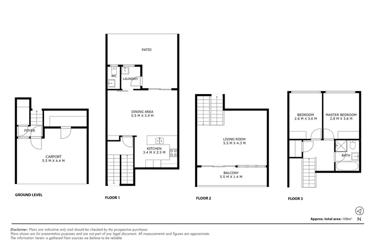 Floorplan of Homely townhouse listing, 6/7 Ford Street, Queanbeyan East NSW 2620
