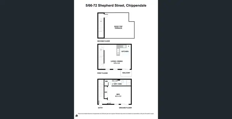 Floorplan of Homely apartment listing, 5/66 Shepherd Street, Chippendale NSW 2008