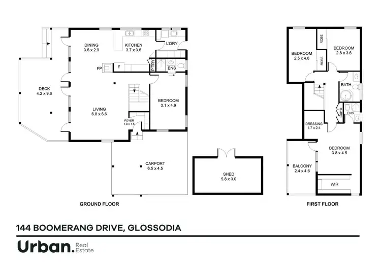 Floorplan of Homely house listing, 144 Boomerang Drive, Glossodia NSW 2756