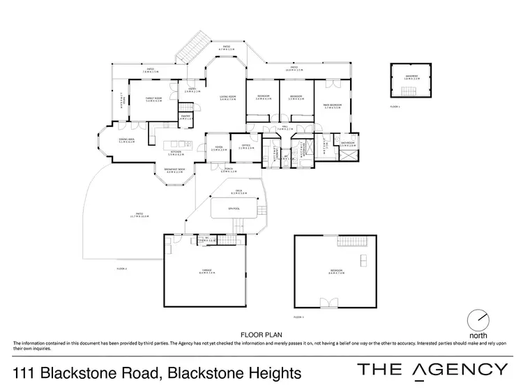 Floorplan of Homely house listing, 111 Blackstone Road, Blackstone Heights TAS 7250