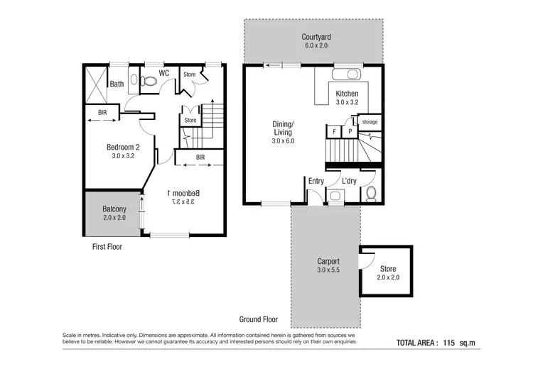 Floorplan of Homely unit listing, 5/17 Lowth Street, Rosslea QLD 4812