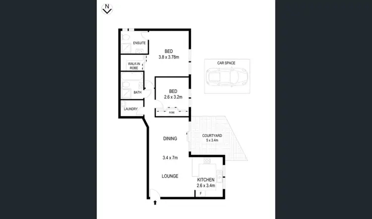 Floorplan of Homely apartment listing, 1/11 Kilbenny Street, Kellyville Ridge NSW 2155