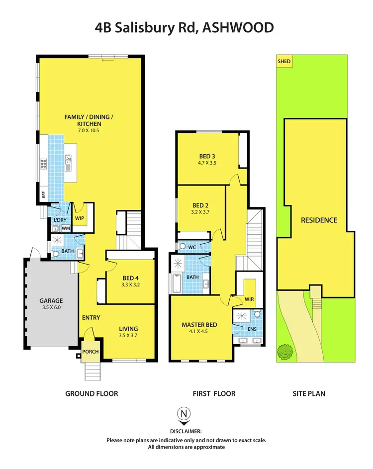 Floorplan of Homely townhouse listing, 4b Salisbury Road, Ashwood VIC 3147