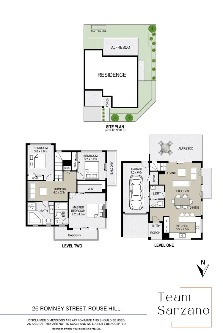 Floorplan of Homely house listing, 26 Romney Street, Rouse Hill NSW 2155