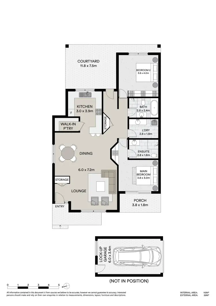 Floorplan of Homely unit listing, 6/13-15 Augusta Place, Mollymook Beach NSW 2539