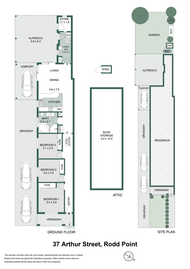 Floorplan of Homely house listing, 37 Arthur Street, Rodd Point NSW 2046