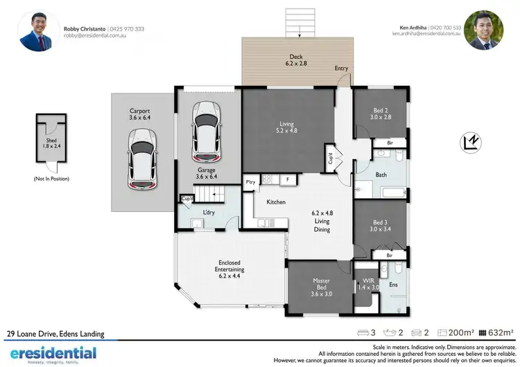 Floorplan of Homely house listing, 29 Loane Drive, Edens Landing QLD 4207