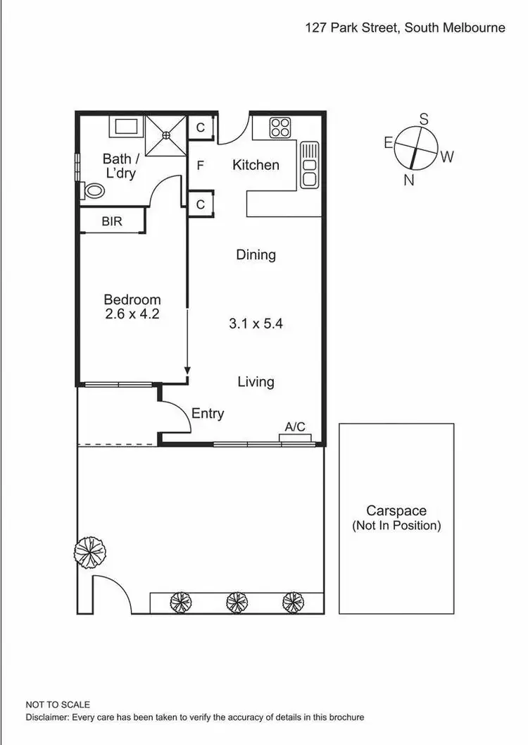 Floorplan of Homely apartment listing, 127 Park Street, South Melbourne VIC 3205