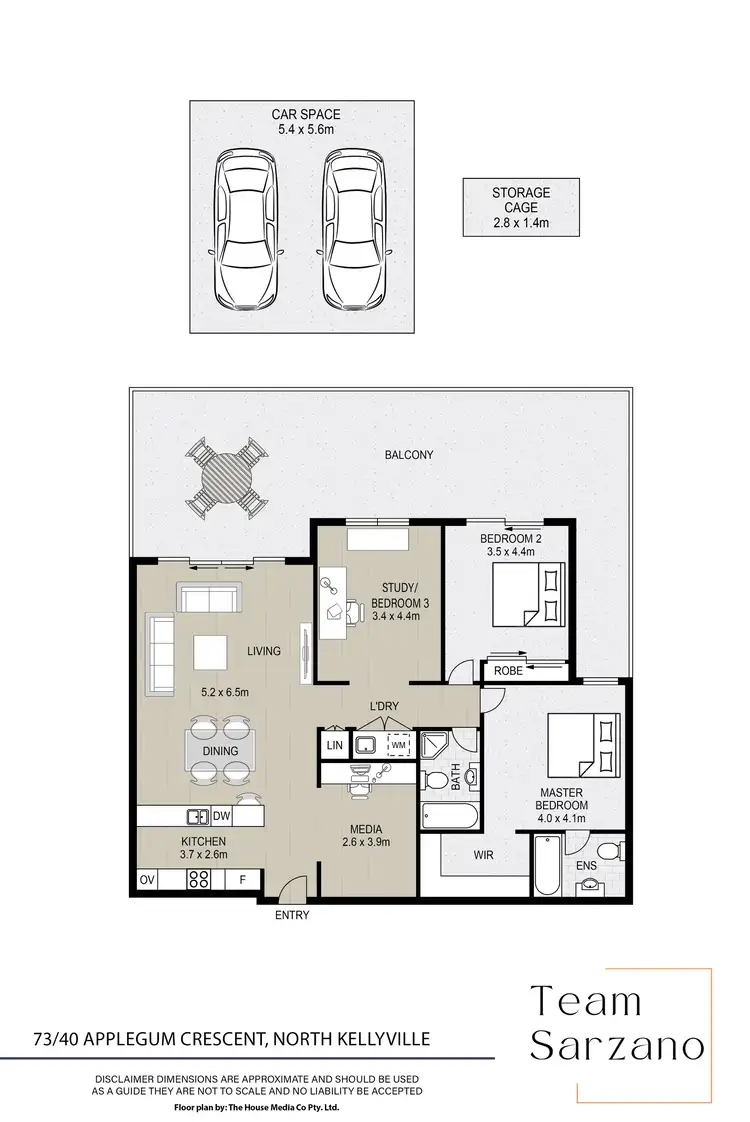 Floorplan of Homely apartment listing, 73/40 Applegum Crescent, North Kellyville NSW 2155