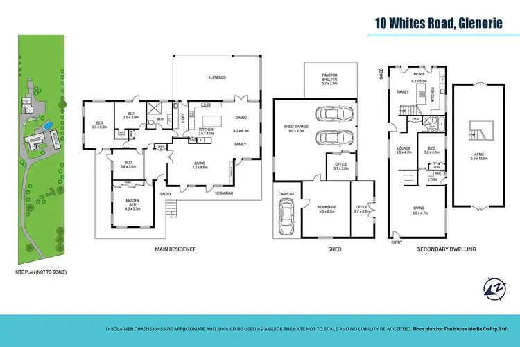 Floorplan of Homely rural property listing, 10 Whites Road, Glenorie NSW 2157