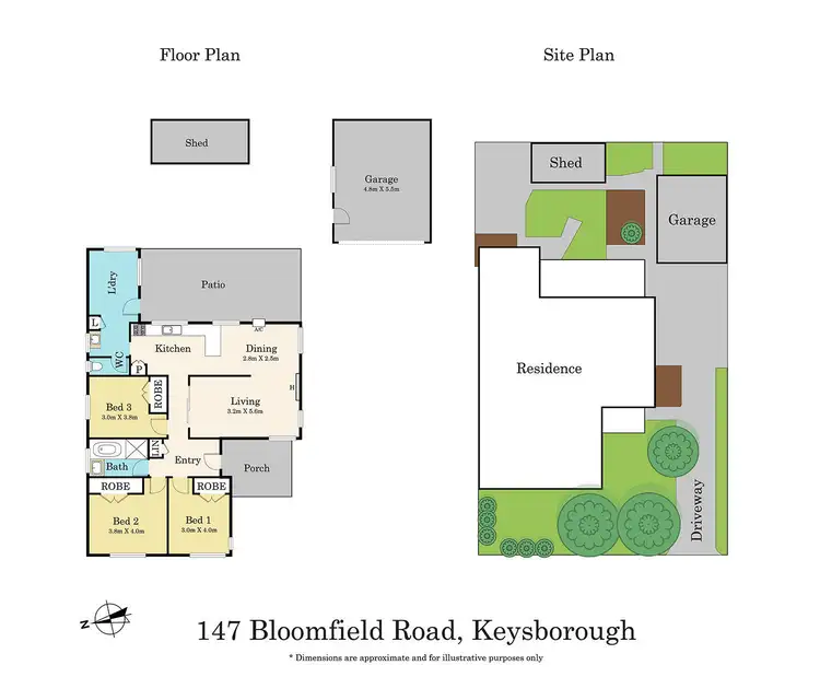 Floorplan of Homely house listing, 147 Bloomfield Road, Keysborough VIC 3173