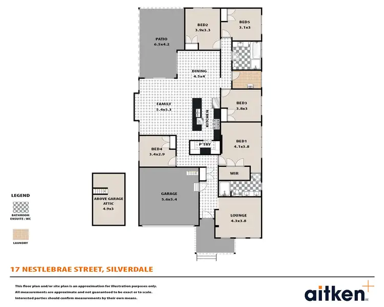 Floorplan of Homely house listing, 17 Nestlebrae Street, Silverdale NSW 2752