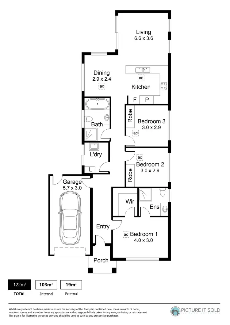 Floorplan of Homely house listing, 91 Wattlebird Drive, Burton SA 5110