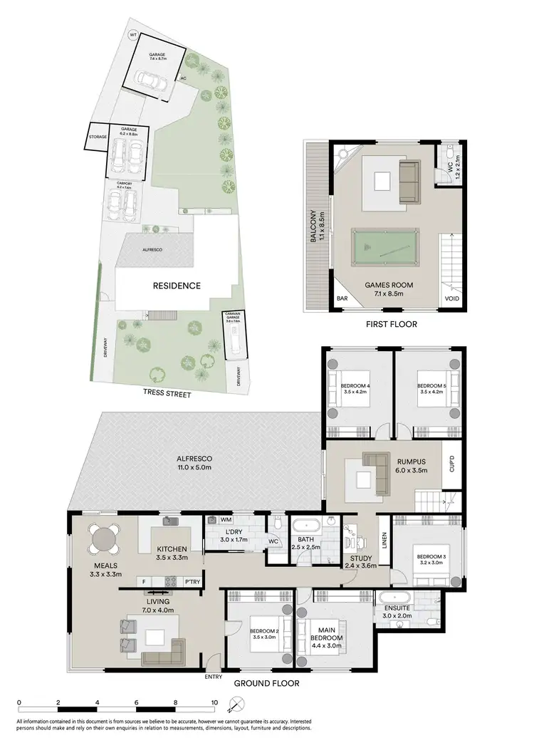Floorplan of Homely house listing, 809 Tress Street, Mount Pleasant VIC 3350