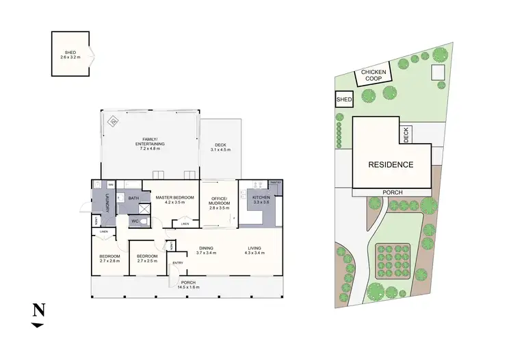 Floorplan of Homely house listing, 2 The Place, Croydon South VIC 3136