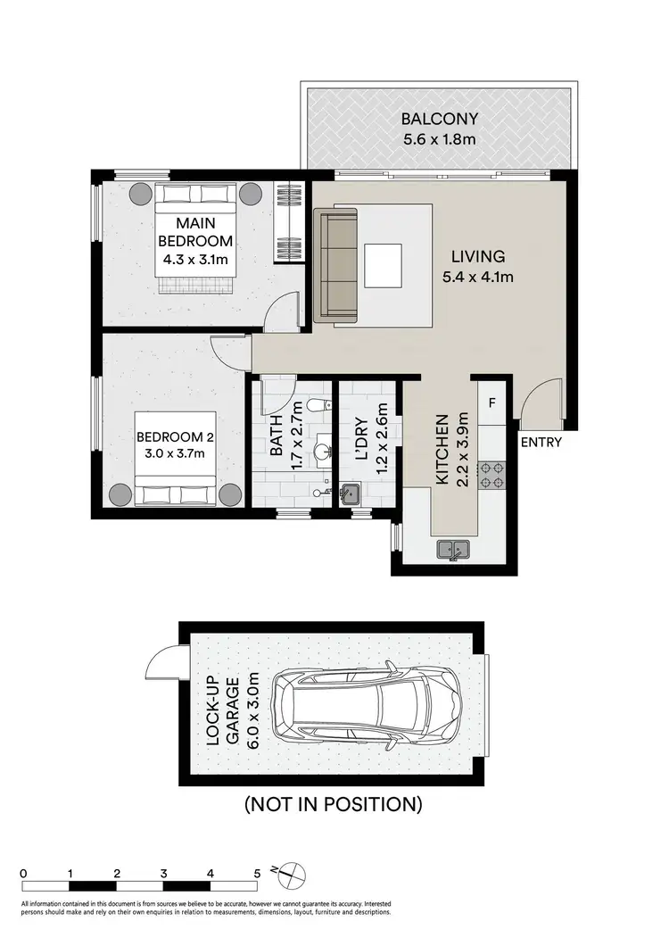 Floorplan of Homely apartment listing, 22/59 Park Avenue, Kingswood NSW 2747