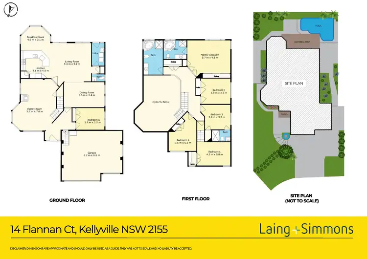 Floorplan of Homely house listing, 14 Flannan Court, Kellyville NSW 2155