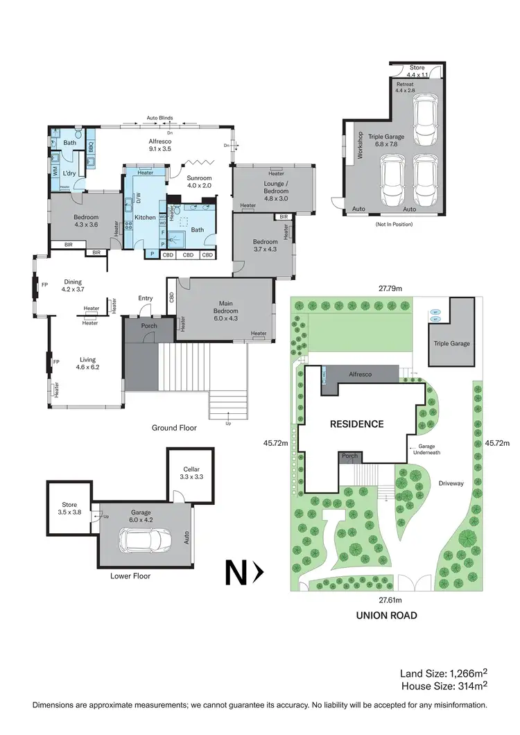 Floorplan of Homely house listing, 282 Union Road, Balwyn VIC 3103