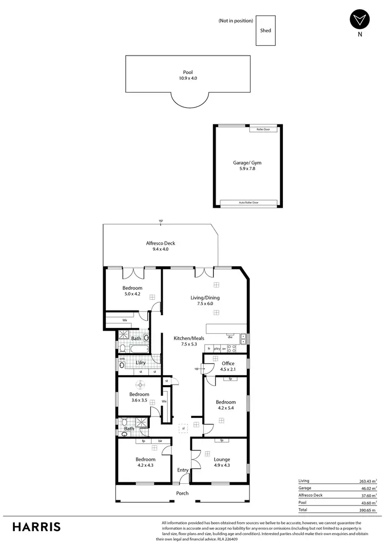 Floorplan of Homely house listing, 17 Invergowrie Avenue, Highgate SA 5063