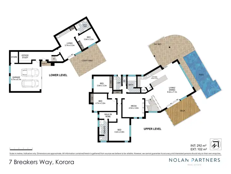 Floorplan of Homely house listing, 7 Breakers Way, Korora NSW 2450