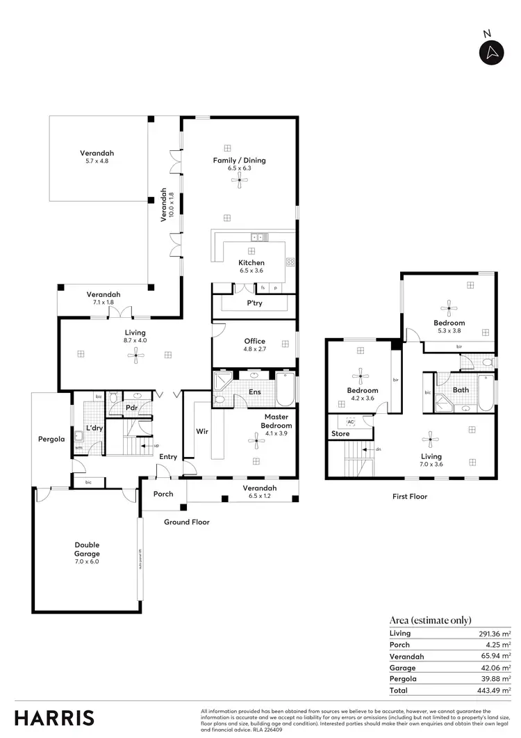 Floorplan of Homely house listing, 25 Maturin Road, Glenelg SA 5045