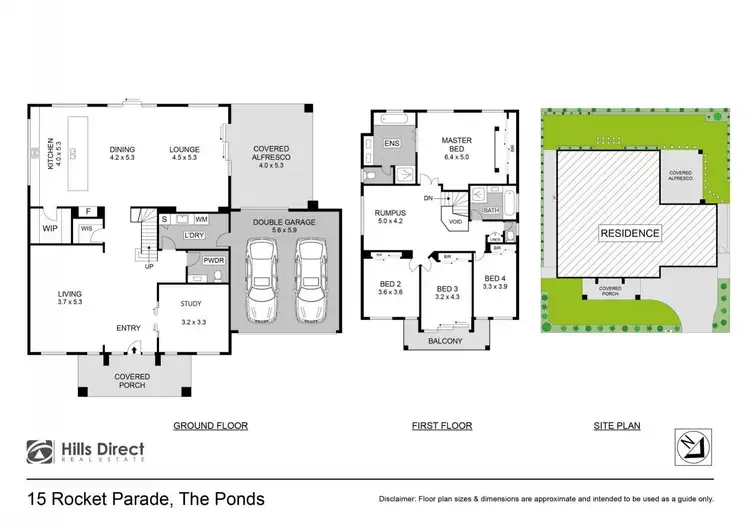 Floorplan of Homely house listing, 15 Rocket Parade, The Ponds NSW 2769
