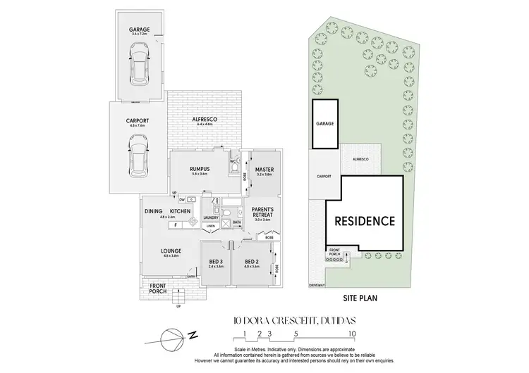 Floorplan of Homely house listing, 10 Dora Crescent, Dundas NSW 2117