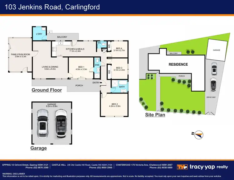 Floorplan of Homely house listing, 103 Jenkins Road, Carlingford NSW 2118