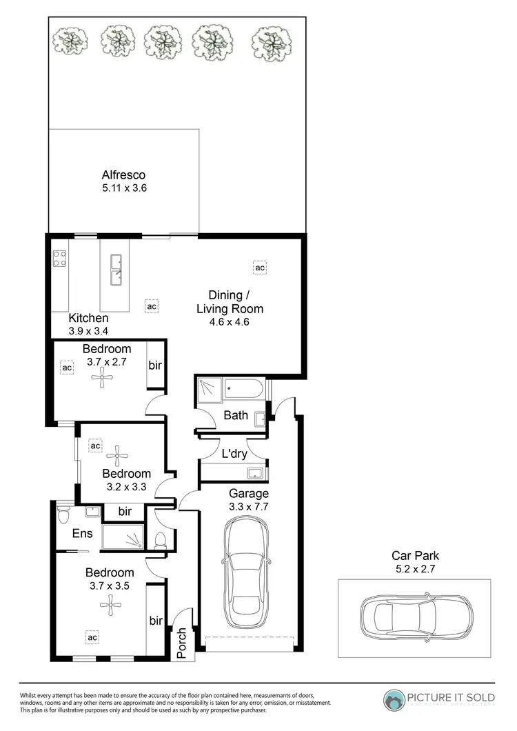 Floorplan of Homely house listing, 21B Barker Avenue, Findon SA 5023