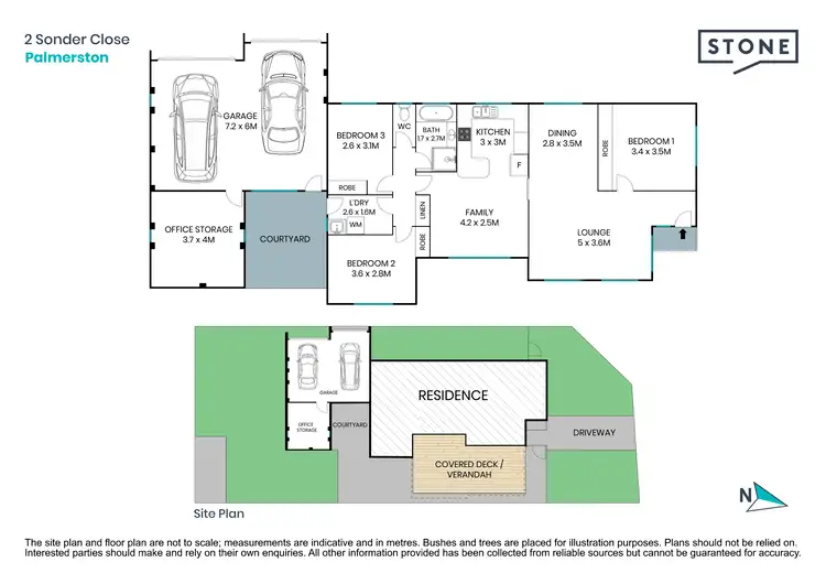 Floorplan of Homely house listing, 2 Sonder Close, Palmerston ACT 2913