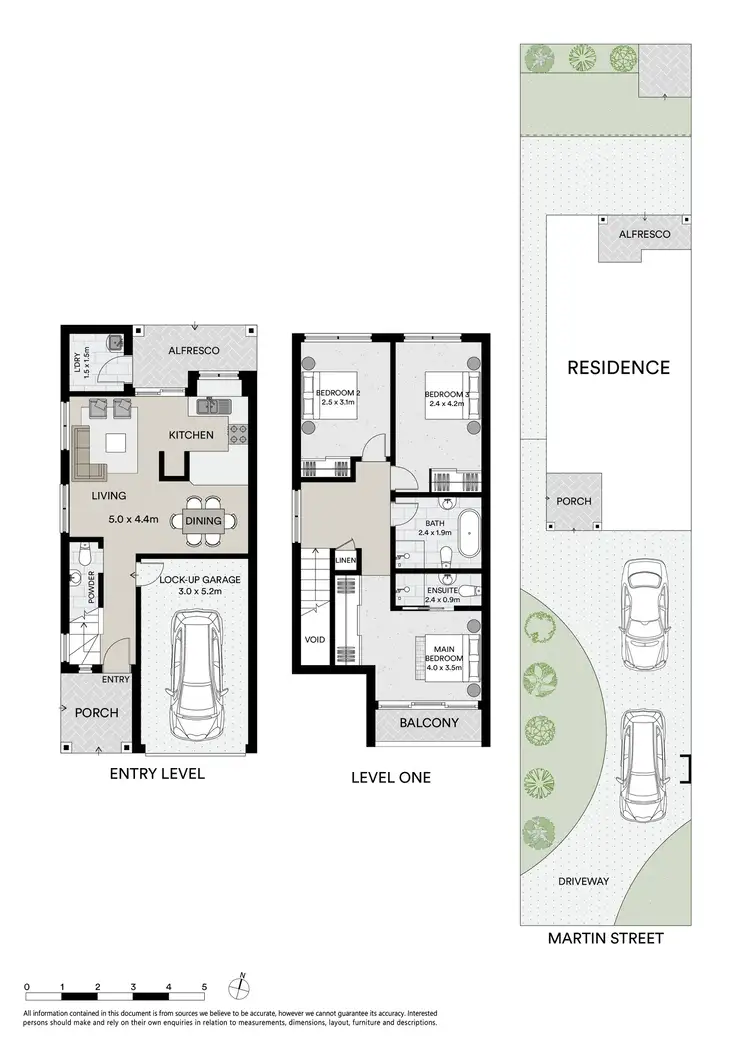 Floorplan of Homely semi-detached listing, 20 Martin Street, Roselands NSW 2196