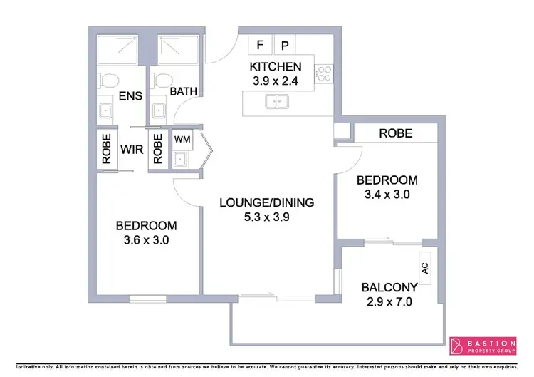 Floorplan of Homely unit listing, 13/20 Bradfield Street, Downer ACT 2602