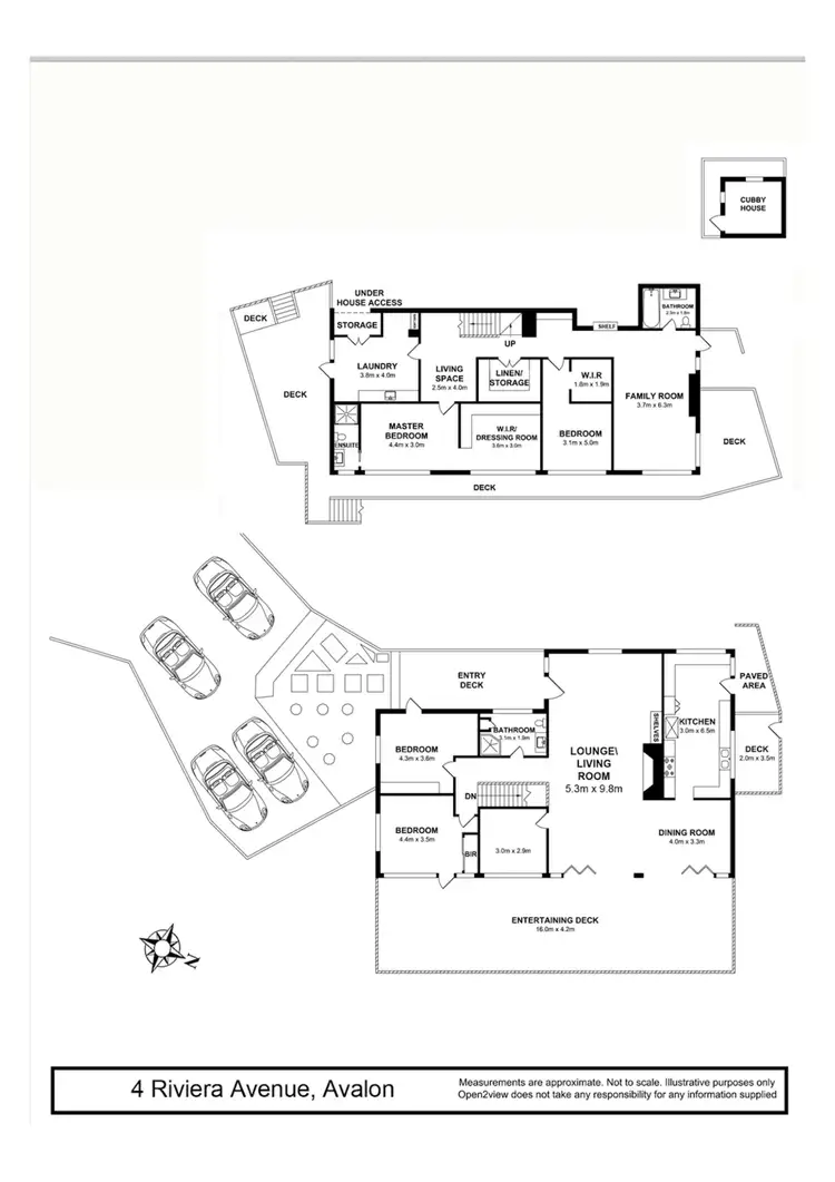 Floorplan of Homely house listing, 4 Riviera Avenue, Avalon Beach NSW 2107