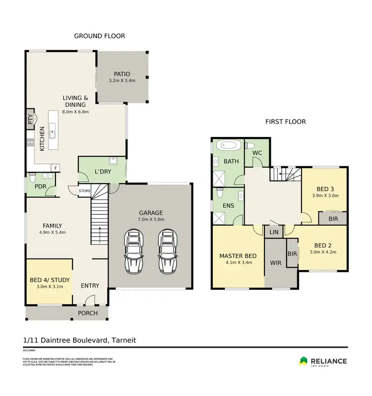 Floorplan of Homely house listing, 1/11 Daintree Boulevard, Tarneit VIC 3029