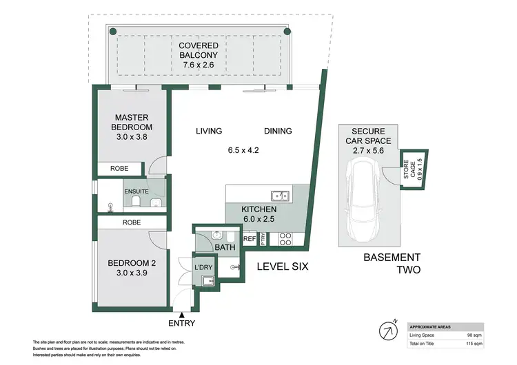 Floorplan of Homely apartment listing, 24/9 Jordan Street, Gladesville NSW 2111