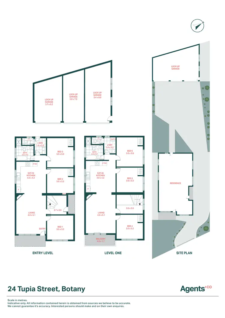 Floorplan of Homely house listing, 24 Tupia Street, Botany NSW 2019