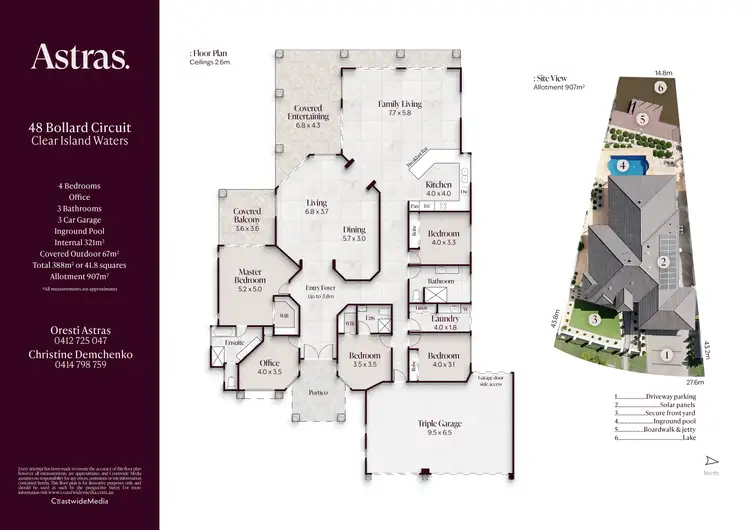 Floorplan of Homely house listing, 48 Bollard Circuit, Clear Island Waters QLD 4226