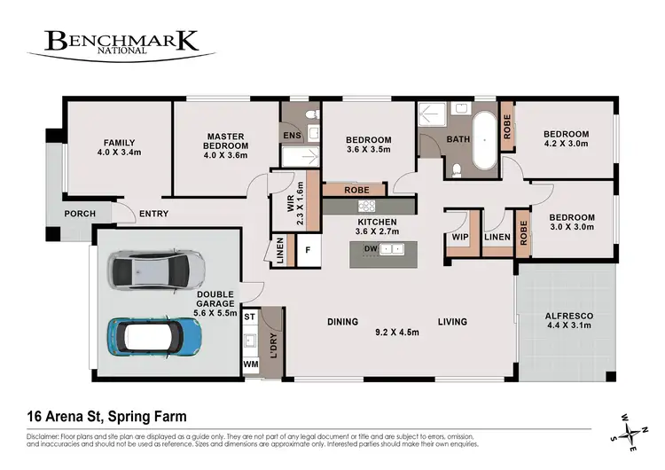 Floorplan of Homely house listing, 16 Arena Street, Spring Farm NSW 2570