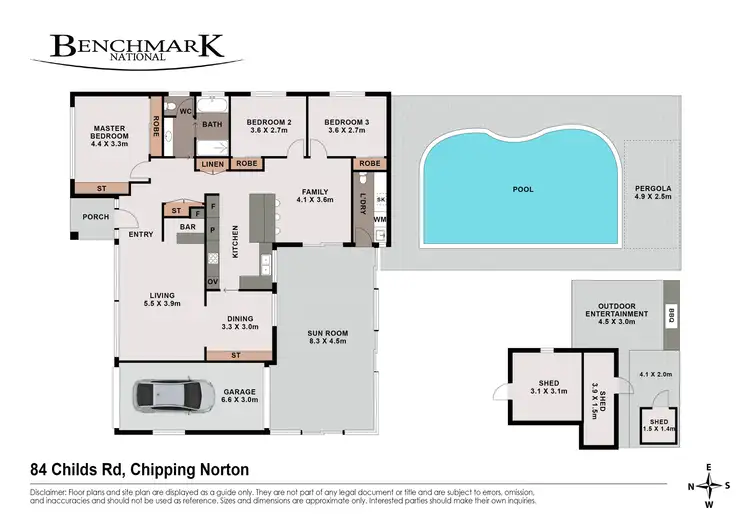 Floorplan of Homely house listing, 84 Childs Road, Chipping Norton NSW 2170