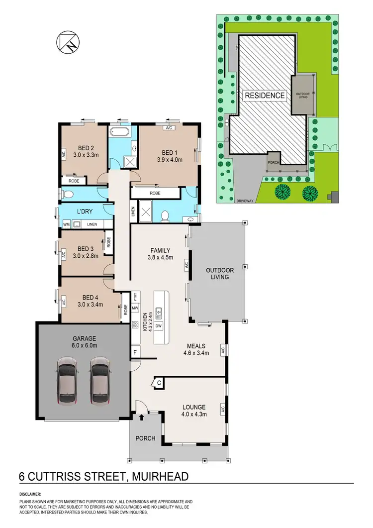 Floorplan of Homely house listing, 6 Cuttriss Street, Muirhead NT 810
