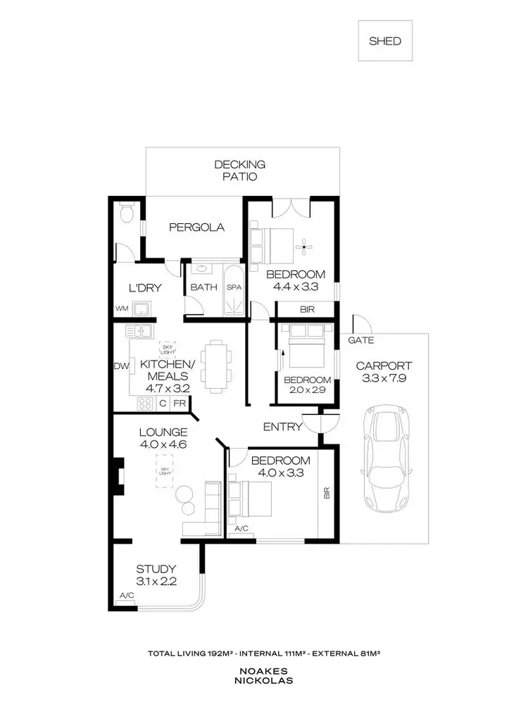 Floorplan of Homely house listing, 4 Gordon Street, Kurralta Park SA 5037