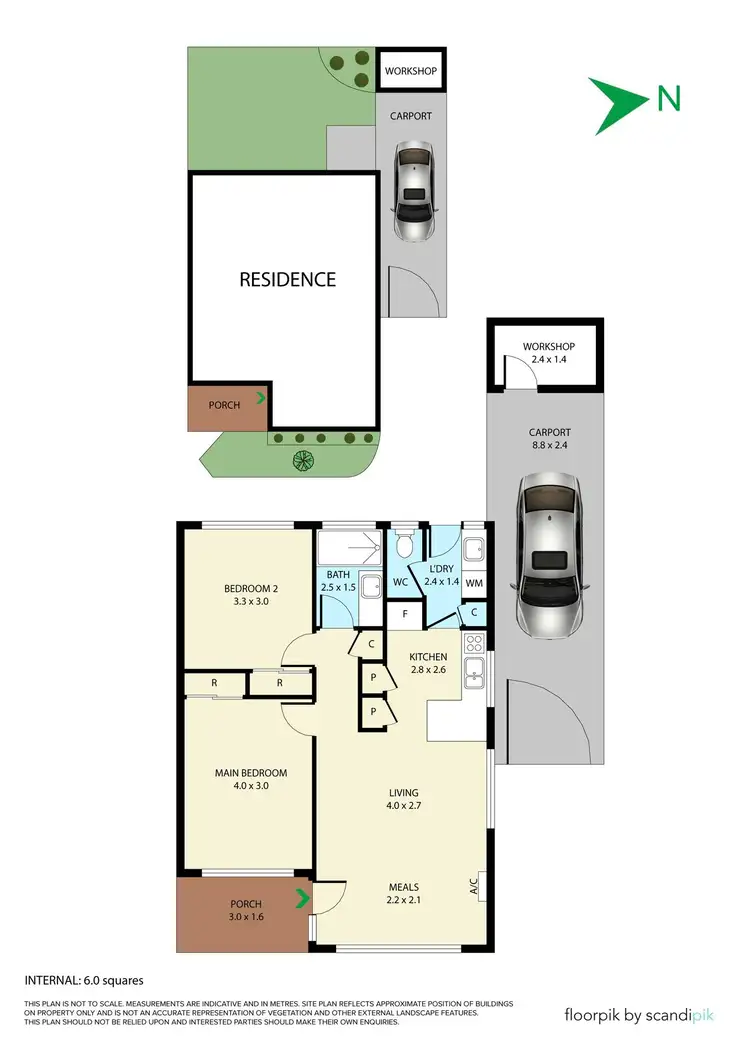 Floorplan of Homely unit listing, 3/41 Pine Crescent, Boronia VIC 3155