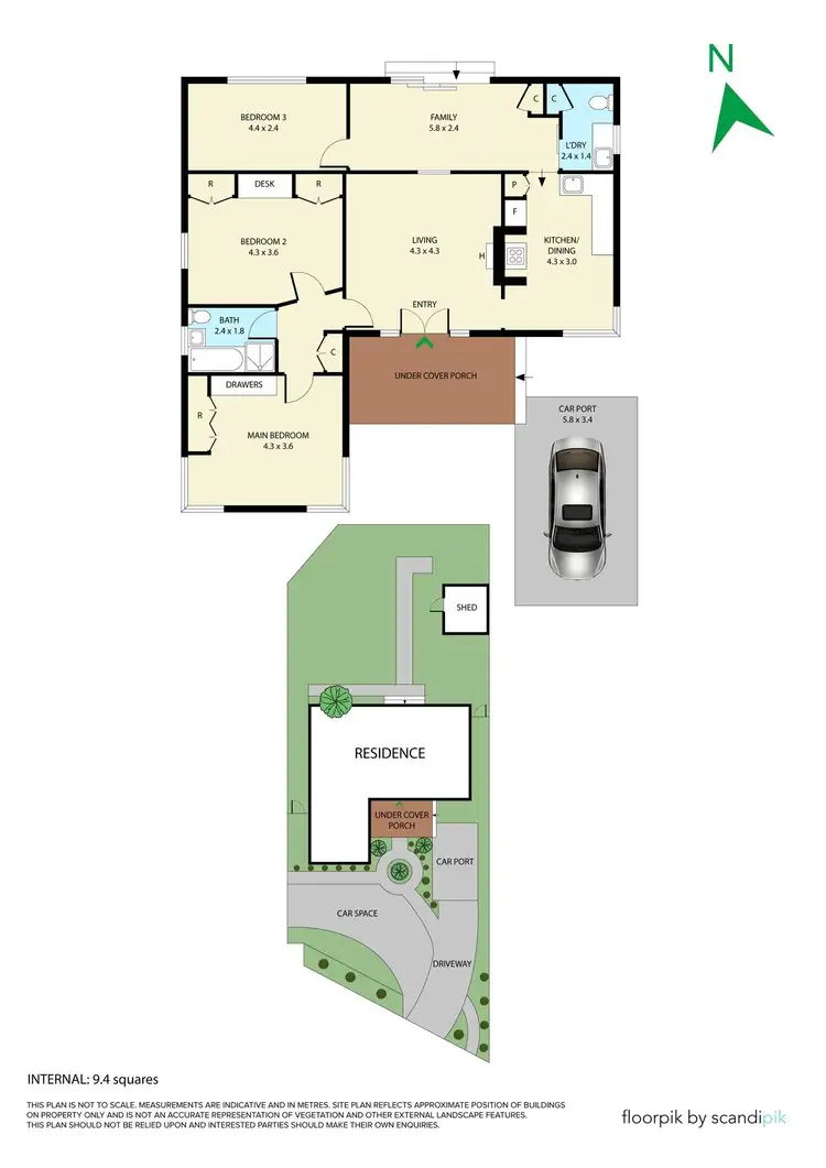 Floorplan of Homely house listing, 1/7 Harcourt Road, Boronia VIC 3155