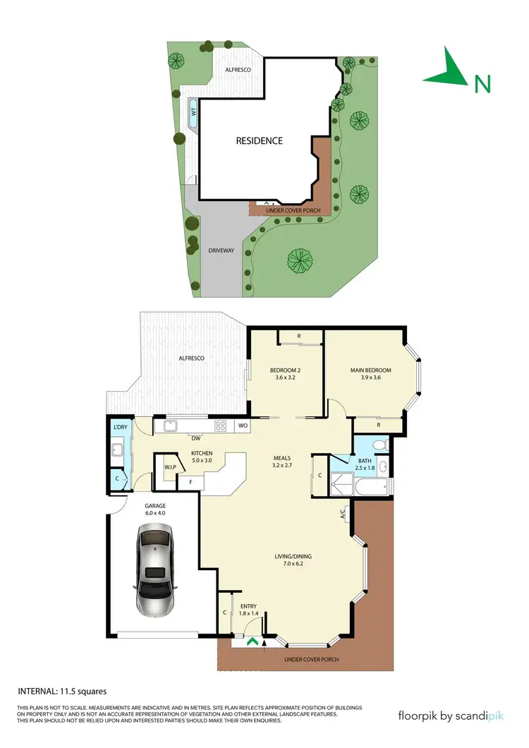 Floorplan of Homely house listing, 7 Mahonia Court, Ferntree Gully VIC 3156