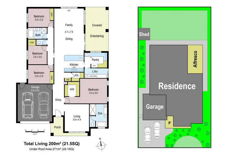 Floorplan of Homely house listing, 6 Bunya Street, Warragul VIC 3820
