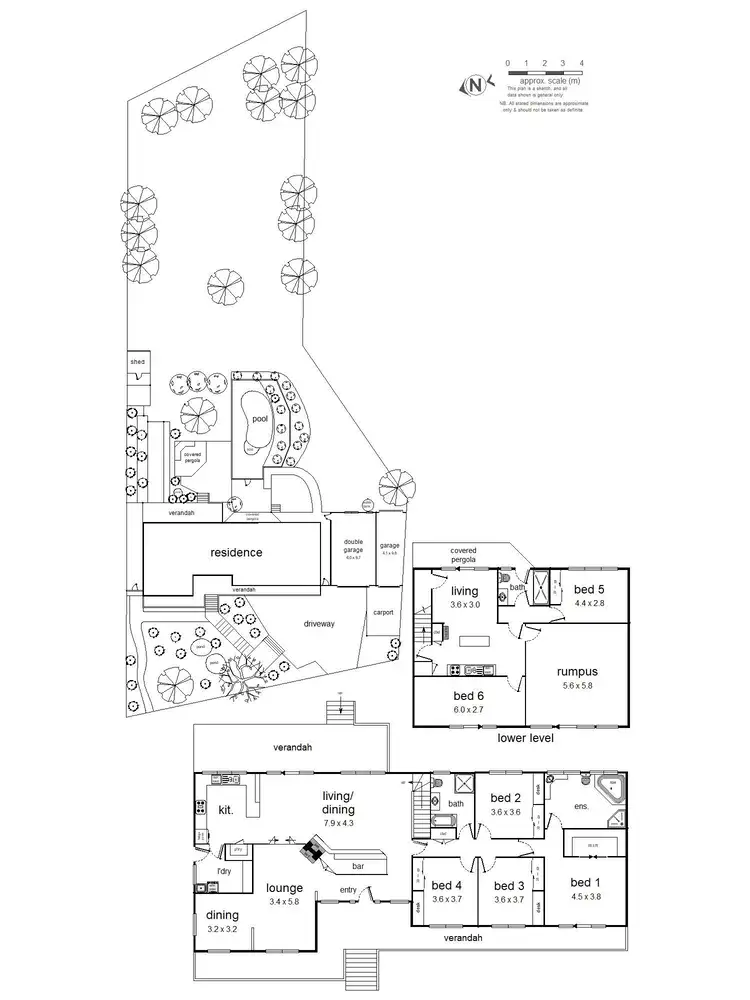 Floorplan of Homely house listing, 6 Anderson Street, Ferntree Gully VIC 3156