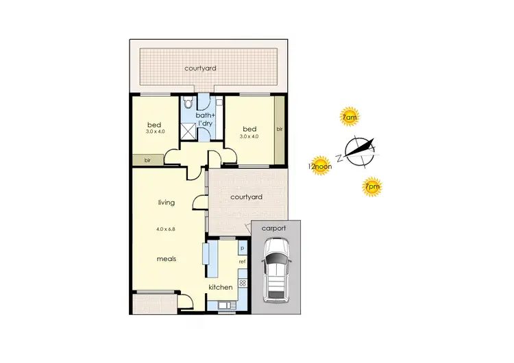 Floorplan of Homely unit listing, 11/11 Williams Street, Frankston VIC 3199