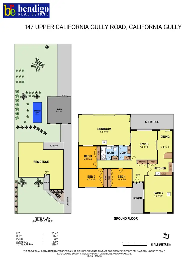 Floorplan of Homely house listing, 147 Upper California Gully Road, California Gully VIC 3556
